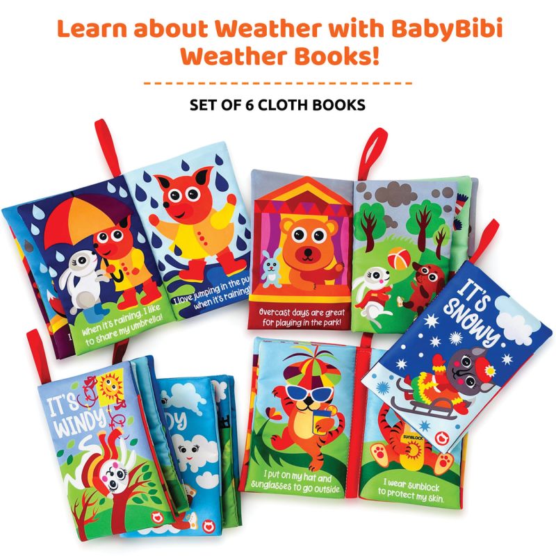 Baby Cloth Books About Weather - Image 3