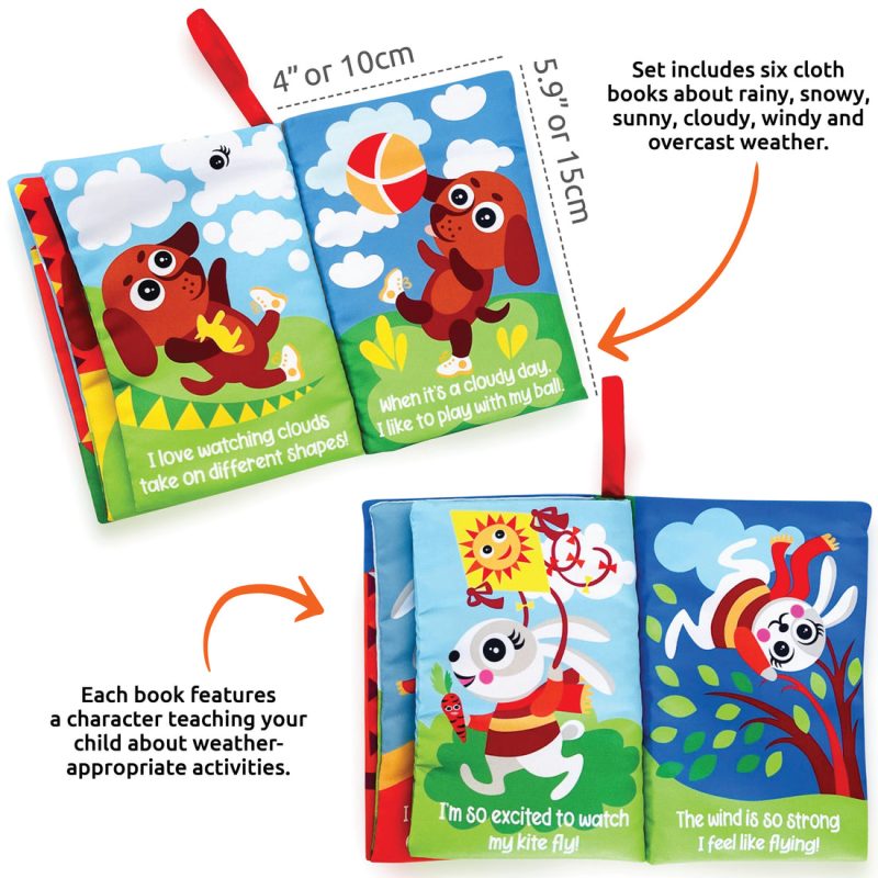 Baby Cloth Books About Weather - Image 4