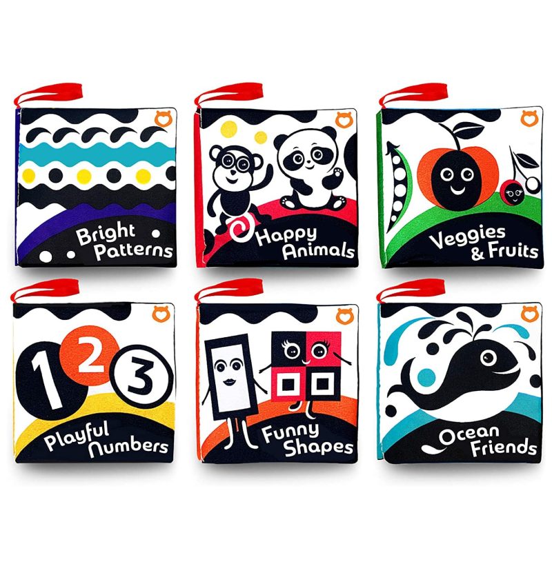 High Contrast Black & White Soft Books - Image 2