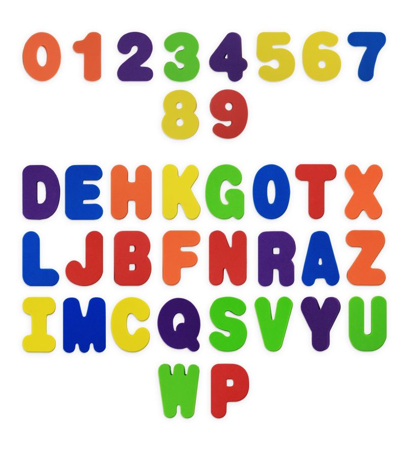 36-Piece Set. Stick-On Foam Letters & Numbers - Image 3
