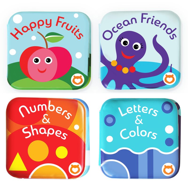 Fruit, Ocean, ABC, & Numbers Bath Books - Image 2