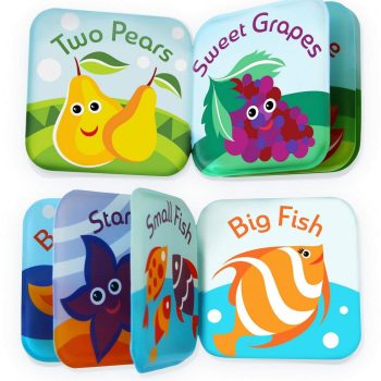 Fruit, Ocean, ABC, & Numbers Bath Books - Image 5