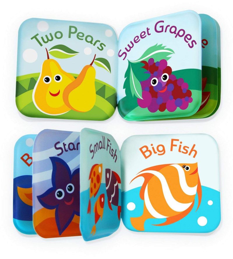 Fruit, Ocean, ABC, & Numbers Bath Books - Image 5
