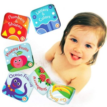 Fruit, Ocean, ABC, & Numbers Bath Books - Image 4