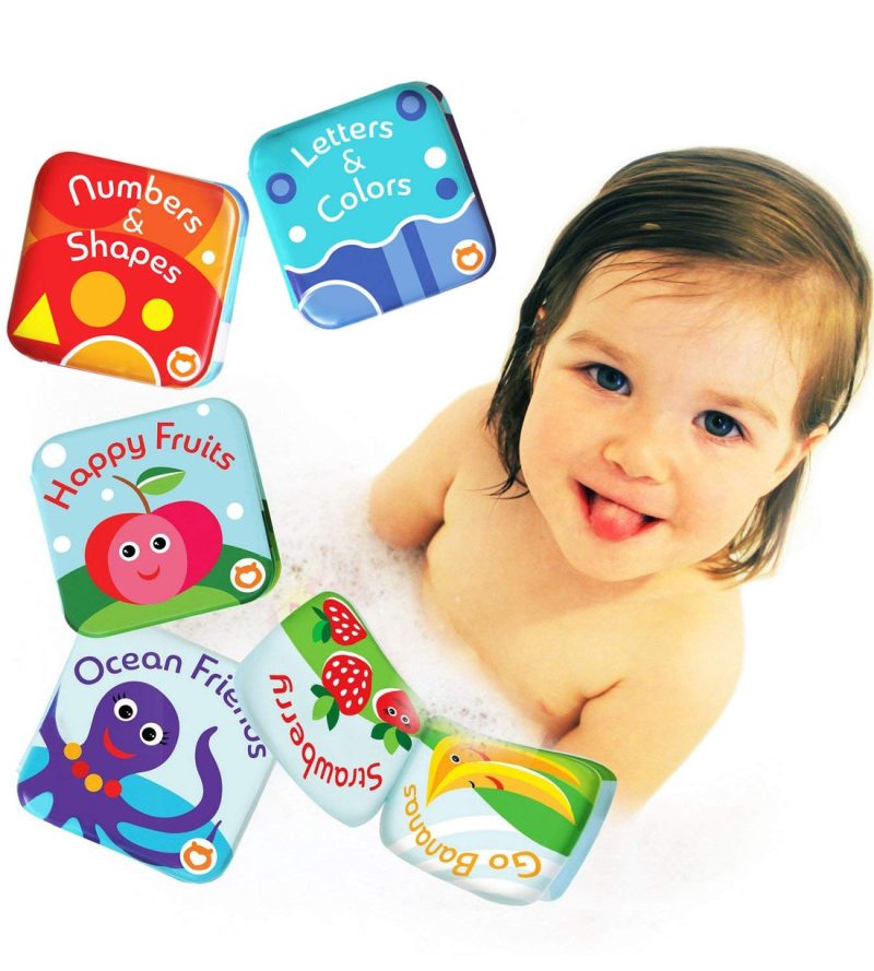 Fruit, Ocean, ABC, & Numbers Bath Books - Image 4