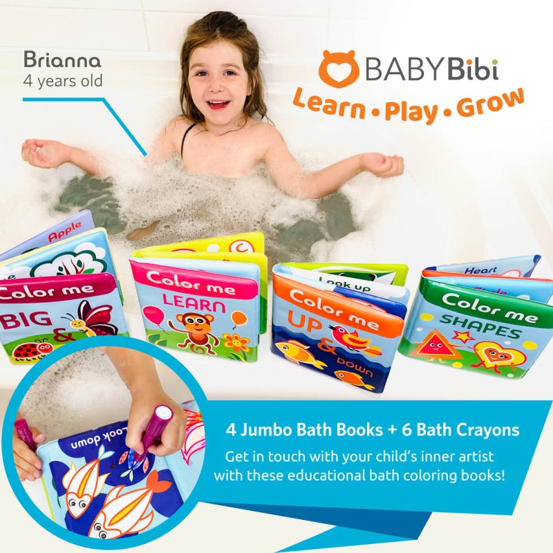 Color Me Bath Books + Crayons - Image 5